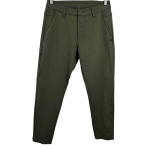 BYLT Everyday Pants Size 32 Premium Basics Green Stretch Slim Fit Men EUC